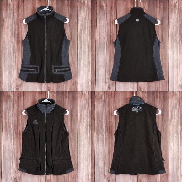 Kuhl Womens Size Medium Skandia Kashmira Vest Squaw Valley Embroidered Full Zip - Picture 5 of 15